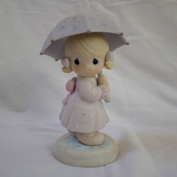 Precious Moments 'April' Porcelain Figurine (NEW) - Picture 1 of 8